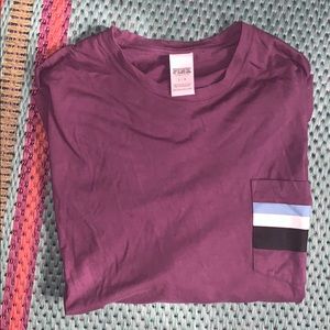 Brand pink size large shirt (long sleeve)
